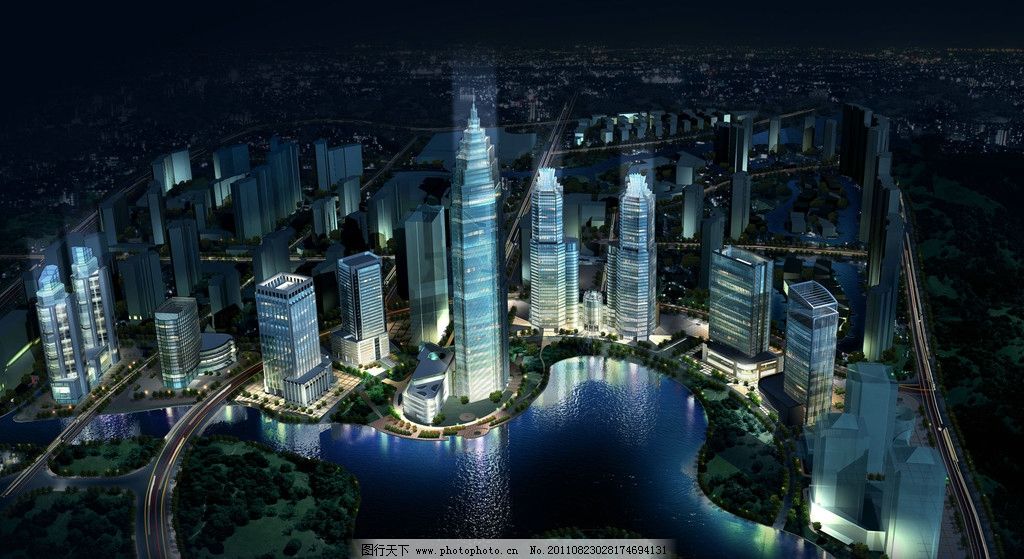 房地產(chǎn)樓盤效果圖PSD分層素材圖片