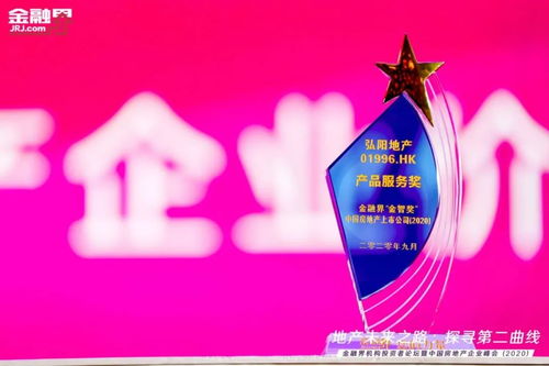 高質(zhì)量,嚴要求 弘陽地產(chǎn)獲評 金智獎 2020中國房產(chǎn)上市公司產(chǎn)品服務(wù)獎